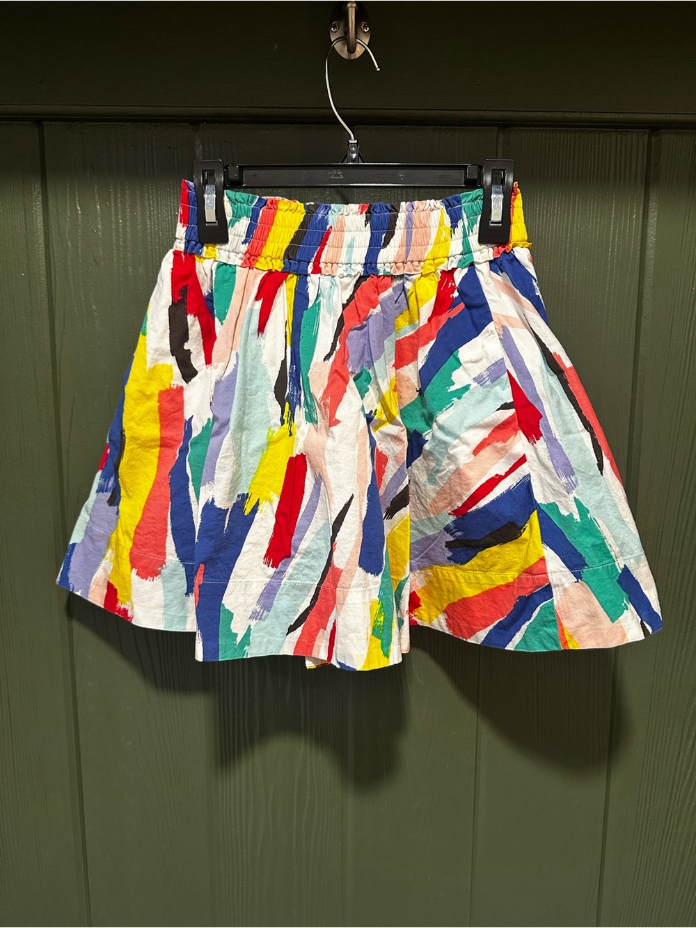 Kate Spade New York Multicolor Paintbrush Stroke Skirt - Size Small